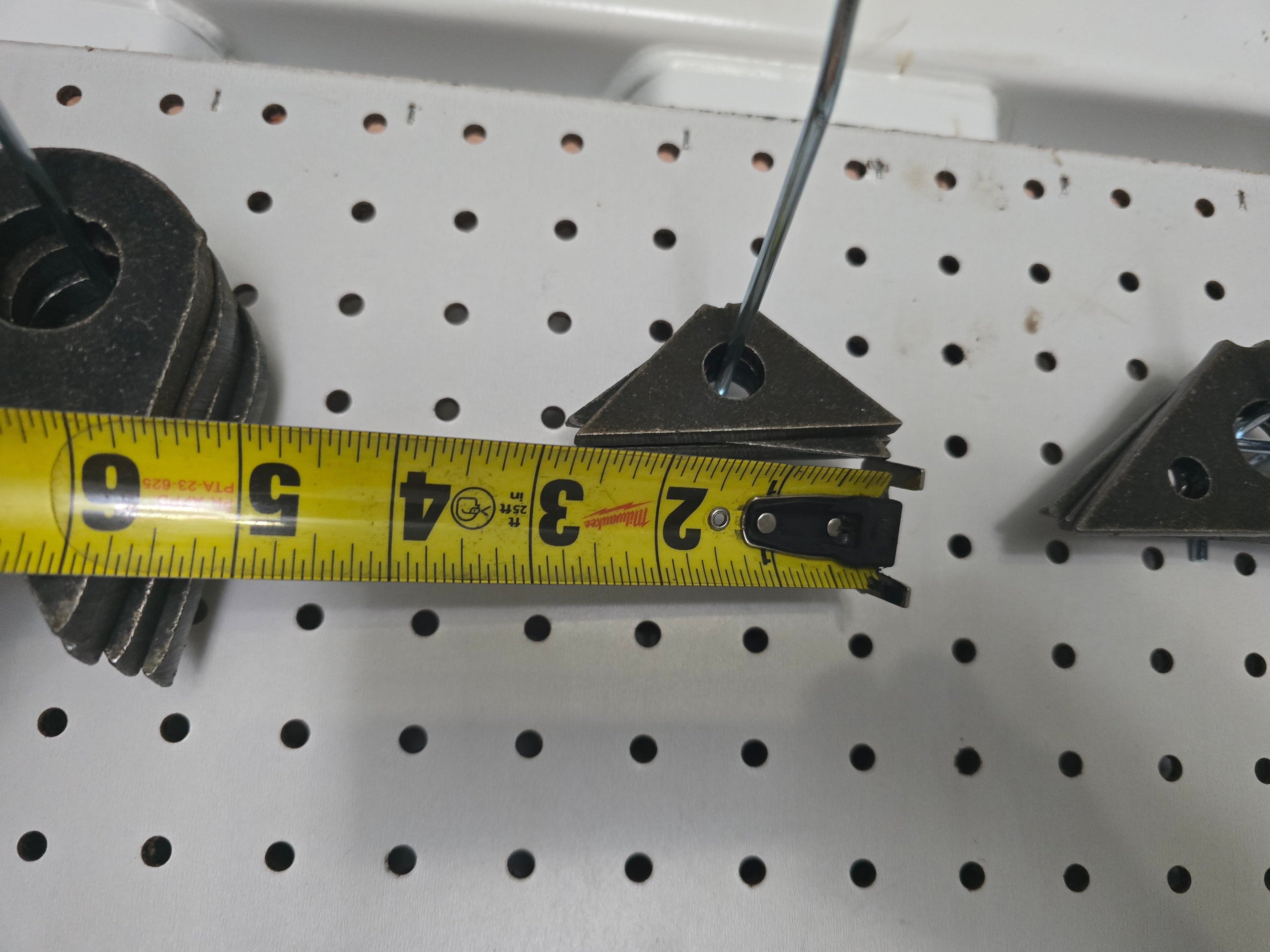 weld in gusset 1/8 thick carbon steel 3in 90°