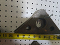 weld in gusset 1/8 thick carbon steel 9 1/2in 90°