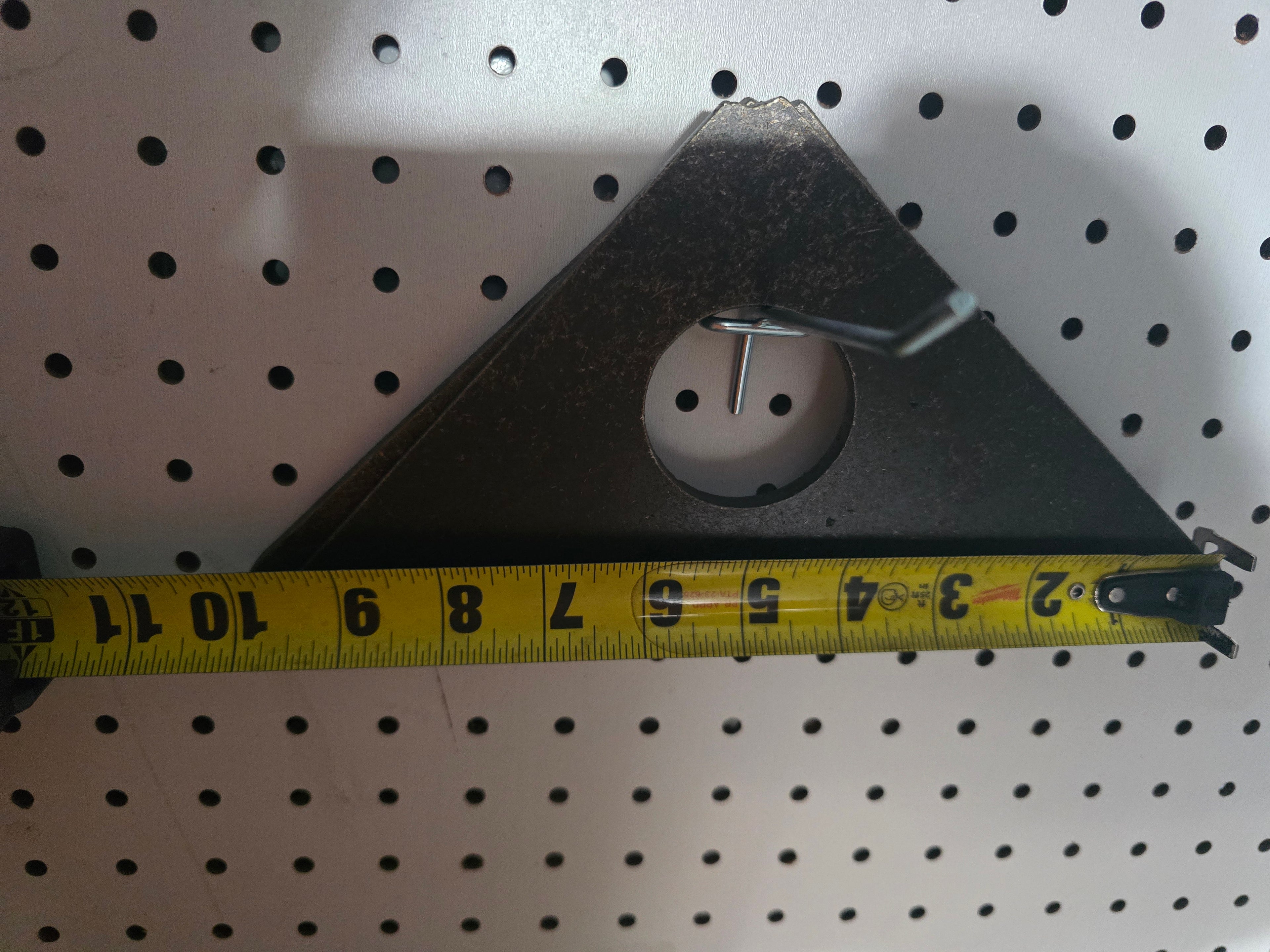 weld in gusset 1/8 thick carbon steel 9 1/2in 90°