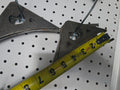 weld in gusset 1/8 thick carbon steel 5in 90°