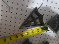 weld in gusset 1/8 thick carbon steel 5in 45°