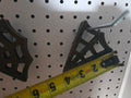 weld in gusset 1/8 thick carbon steel 4in 45°