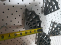weld in gusset 1/8 thick carbon steel 4in 90°