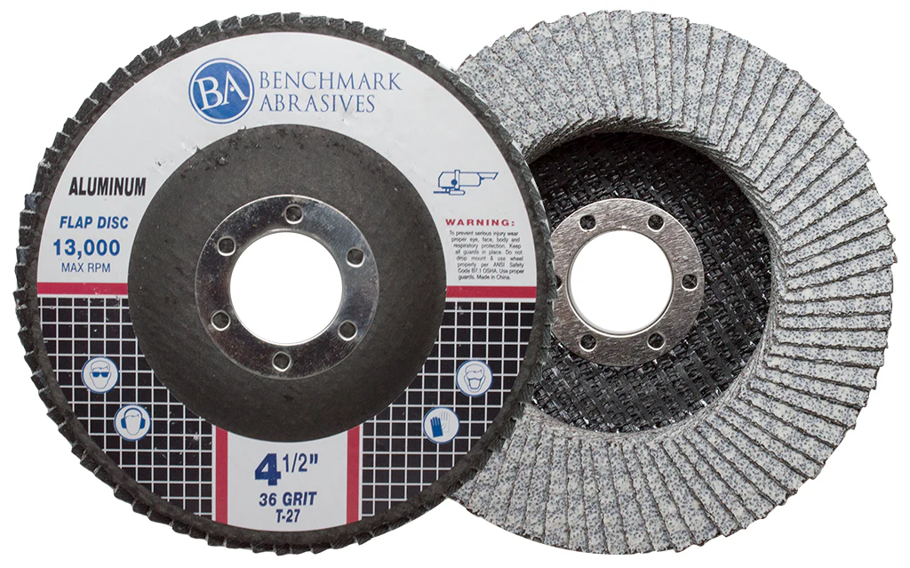 4-1/2" x 7/8" T27 Flap Disc for Aluminum with Stearate Coating