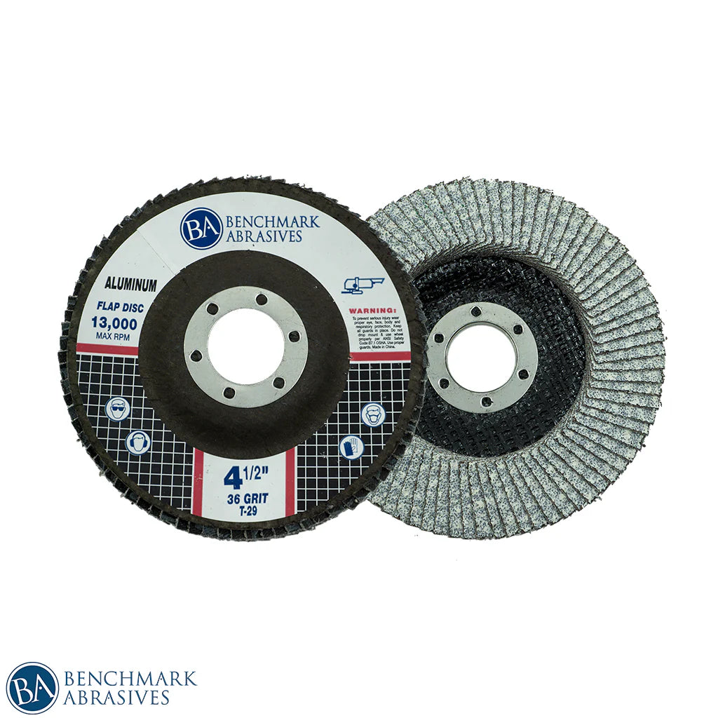 4-1/2" x 7/8" T29 Flap Disc for Aluminum with Stearate Coating