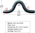 Weld On Trailers Safety Chain Clip, Steel Weldable