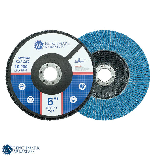 6" x 7/8" T27 High Density Zirconia Flap Disc