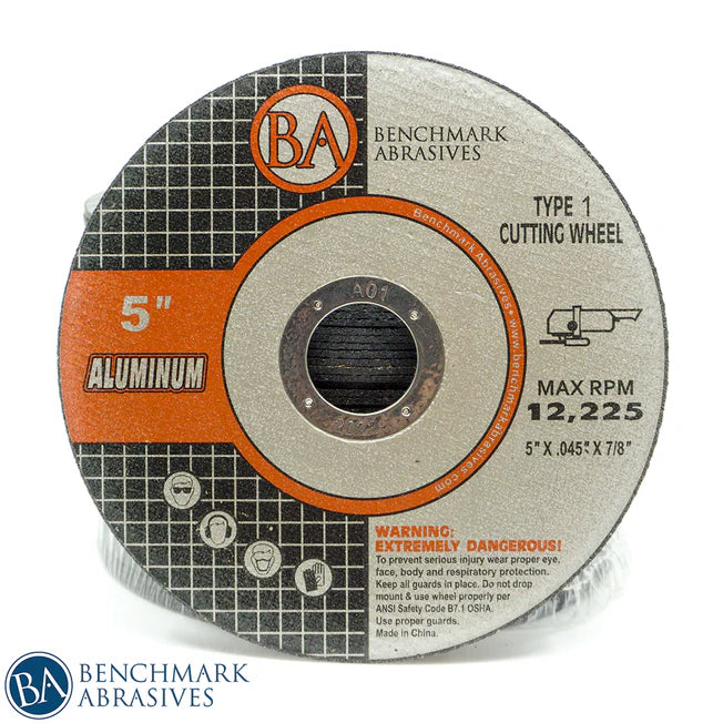 5" x .045 x 7/8" T1 Thin Cut-off Wheel for Aluminum